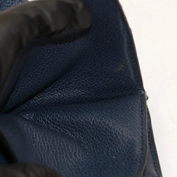 Prada Card Case 2MC049 Men's Bi-Fold Business Card Holder VIT.MICRO GRAIN Baltic - Picture 12 of 14